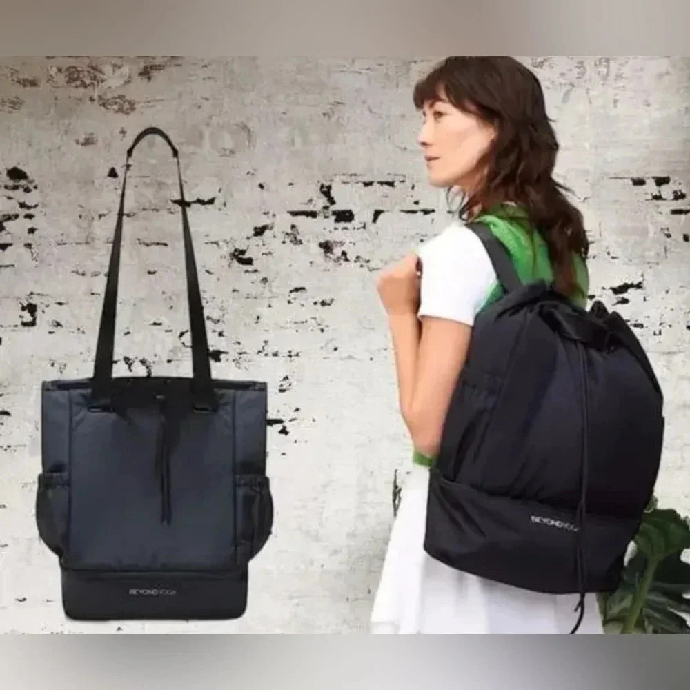 Beyond yoga black convertible gym bag NWT NIB - Picture 8 of 9
